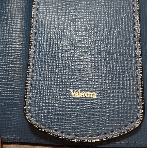 Valextra Key Holder Cobalt Blue Made in Italy - Picture 9 of 11